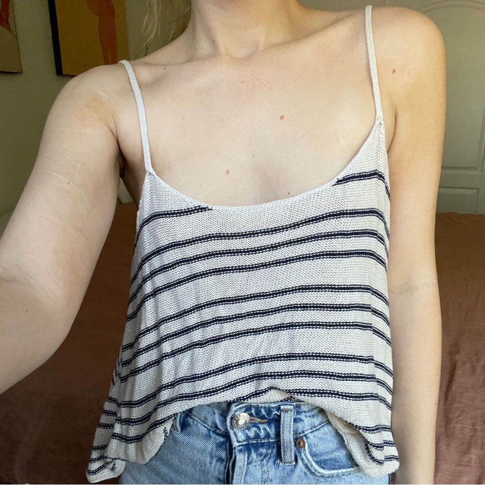 American Eagle striped knit